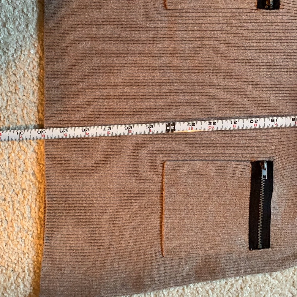 AGB brand beige long women’s sweater - Picture 5 of 11